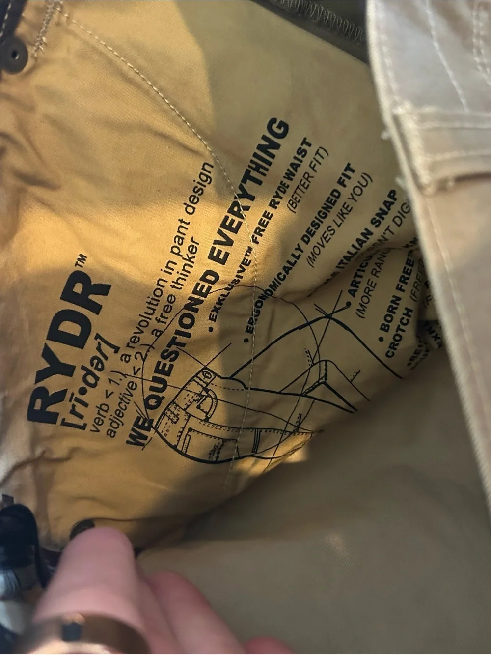 Men's Kuhl RYDR Pants - Versatile Everyday Wear SZ 33X32